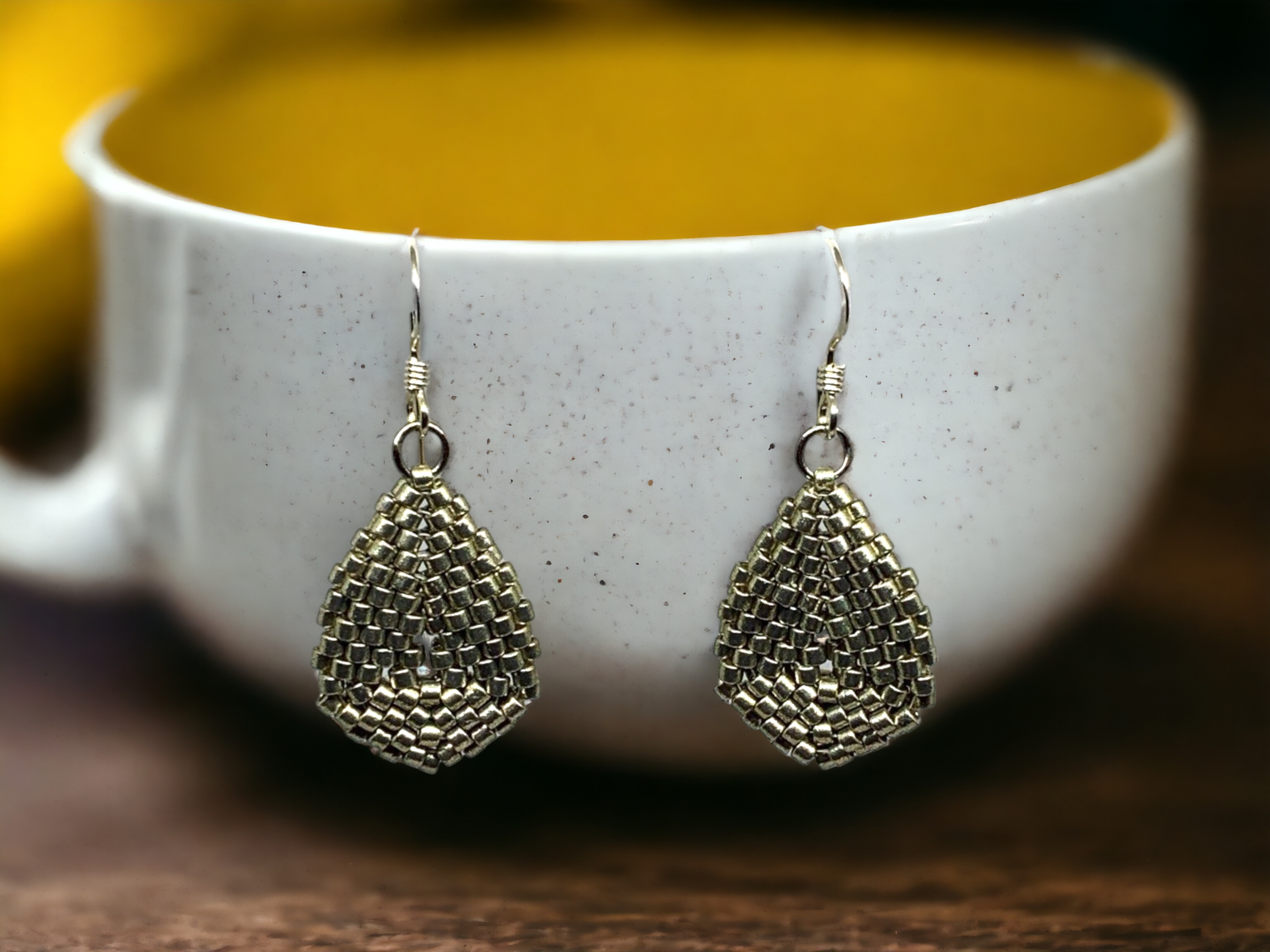 Beaded Drop Earrings