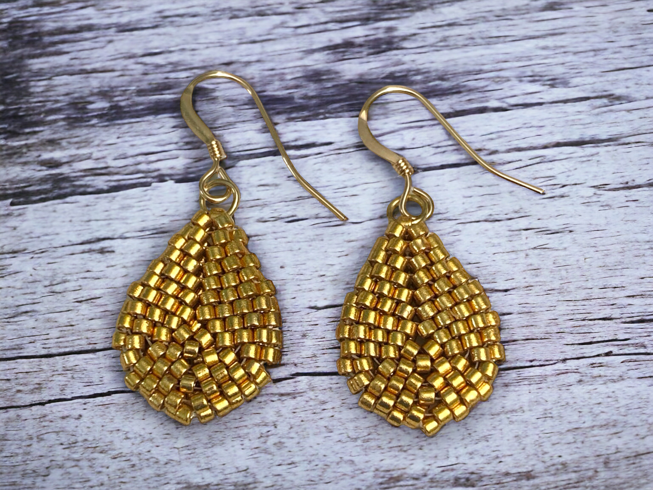 Beaded Drop Earrings