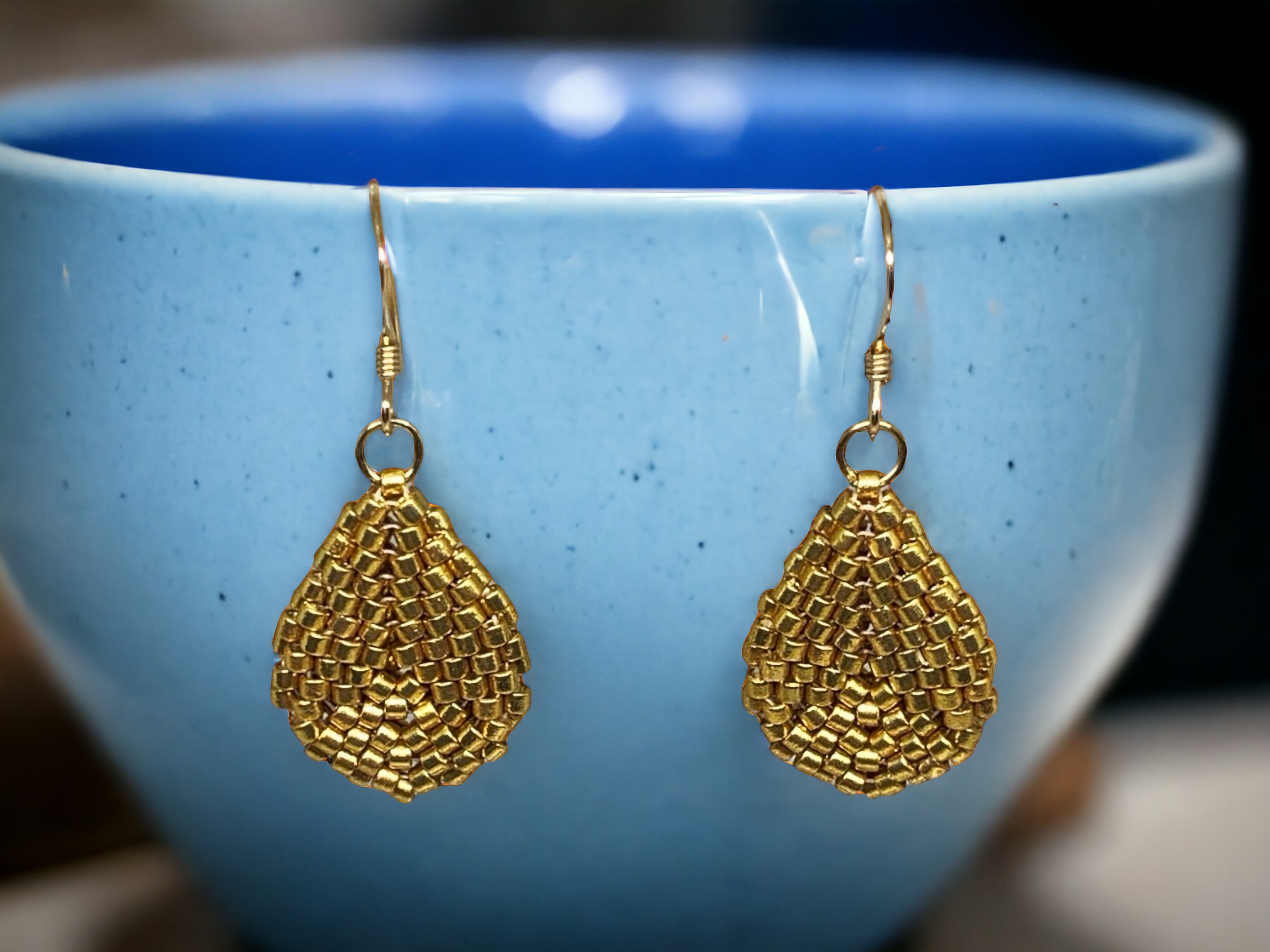 Beaded Drop Earrings