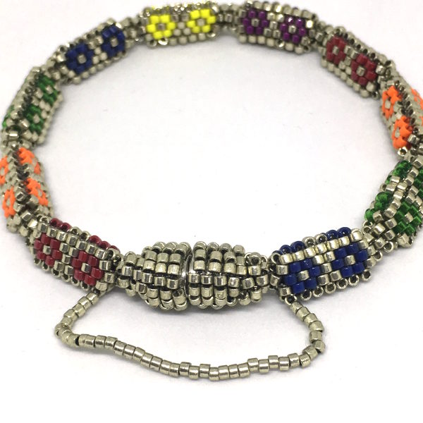 Beaded Buds Tennis Bracelet